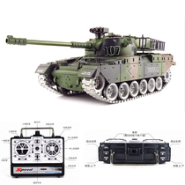 1 20 remote control M60 Barton tank metal barrel can be raised and lowered to launch bb bombs Turret rotation true track shock absorber
