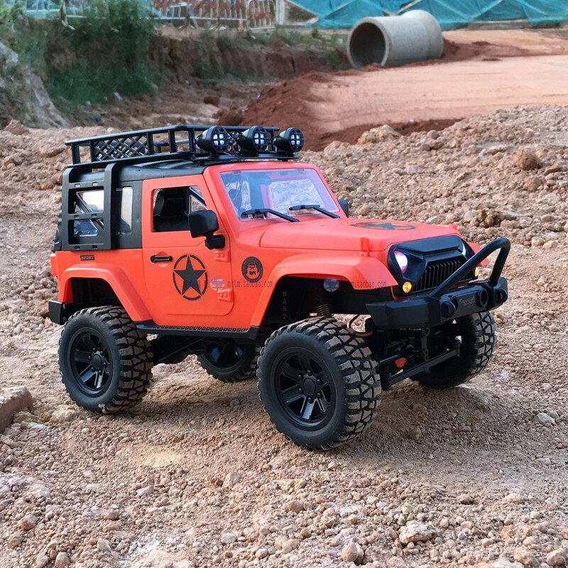 Remote control car toy children off-road car four-drive steering steering drive direction lights reverse lights boy birthday present