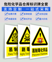 Entrepôt de produits chimiques dangereux Signes de mise en garde Facile à cuire Facile à rendre Explosif Produits chimiques Entreposage Des feux dartifice interdits À lintérieur