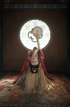 Zixong Oriental aesthetics Garden dream Hanfu heavy industry hand-beaded clothes Yu Tan collar Hanfu customization