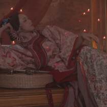 Zizong Oriental aesthetic design Hanfu Qing Dynasty Phoenix tail skirt Ming Horse face skirt Xiang Fei Zi hand-sewn pearls