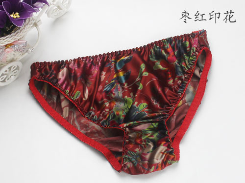 Sản phẩm mới Quần lót lụa 100% lụa của phụ nữ thắt lưng thấp tập tin bên trong lụa quần lót nam cotton