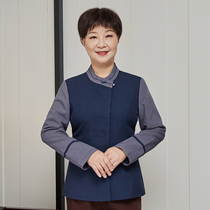 Hotel Cleaning Suit Long Sleeve Guest House Guest Room Attendant Spring Autumn Suit Property Auntie Cleaner for short sleeve women
