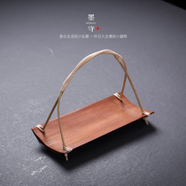 Moshou handmade tea is heavy bamboo tea tea steak set six gentlemen combination kung fu tea set tea ceremony accessories