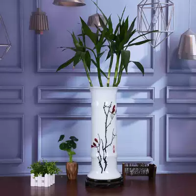 Jingdezhen ceramic Fuguizhu large vase Living room home decoration flower arrangement hydroponic desktop water vase