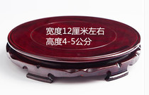 Wooden round base vase Tito flower pot frame Chinese-speaking film and film undersea building high strength
