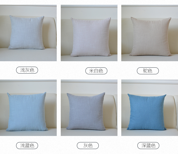 Màu sắc đơn giản gối bông đệm phòng khách sofa siesta gối văn phòng với lõi xe eo gối đặt tùy chỉnh - Trở lại đệm / Bolsters Bộ chăn gối văn phòng hình thú