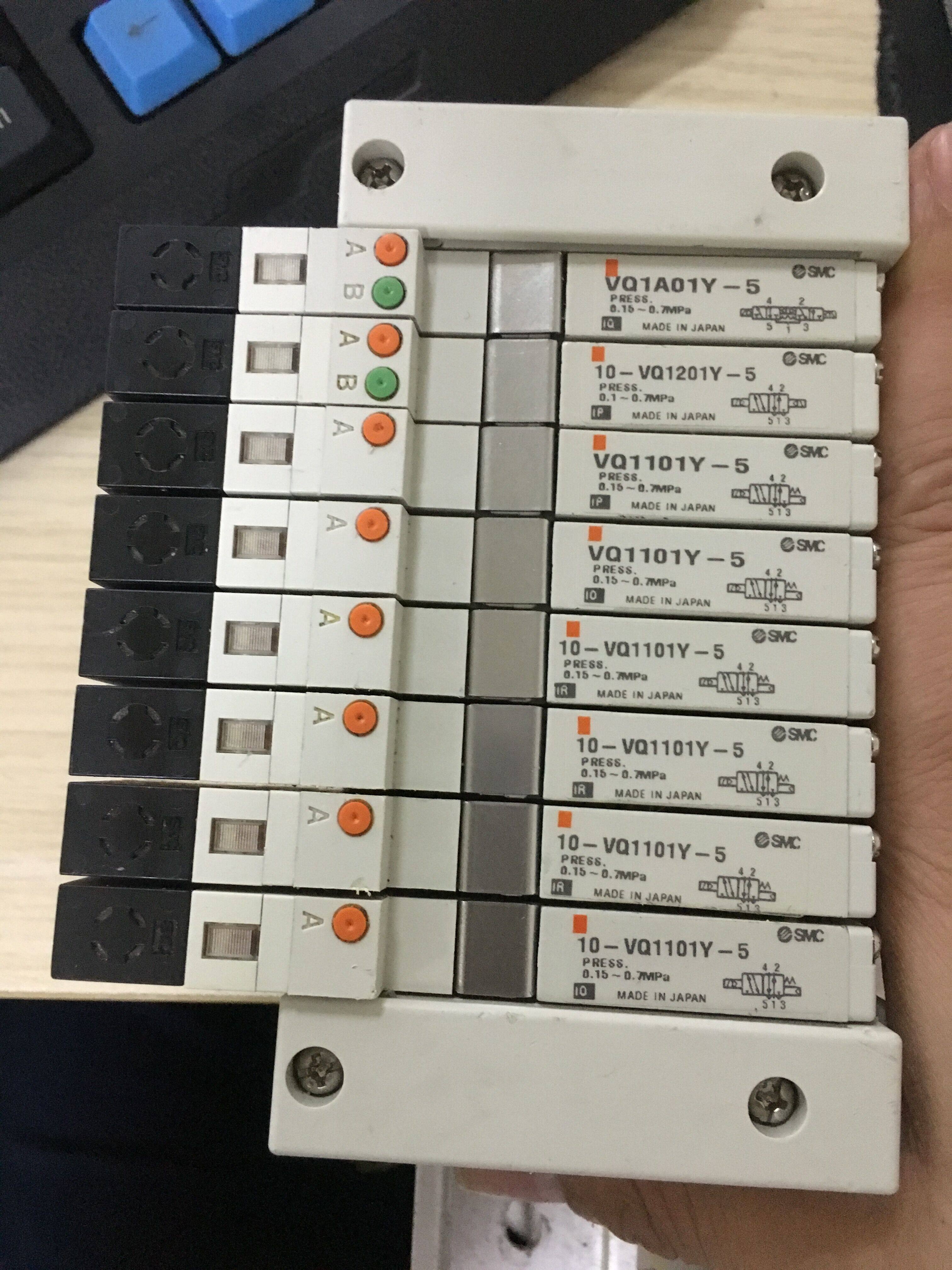 SMC original solenoid valve 10-VQ1101Y-5 VQ1101Y-5 Voltage DC24V10 means Hong Kong assembly
