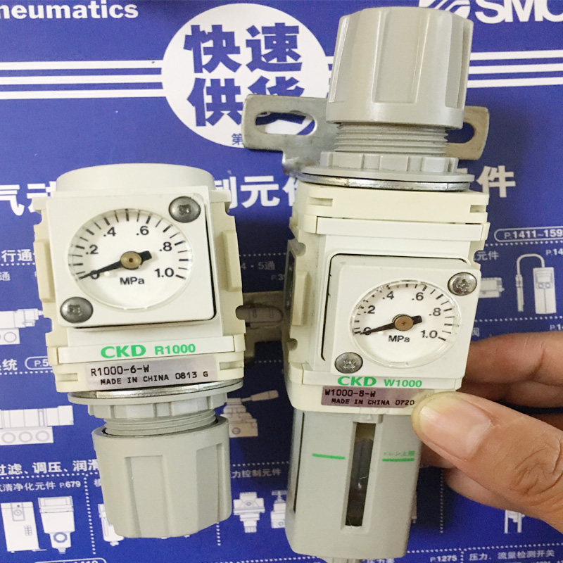 Japan brand new CKD pressure adjustment filter W1000-8-W0-1 0MPA 1 4 Joint white valve solid pat