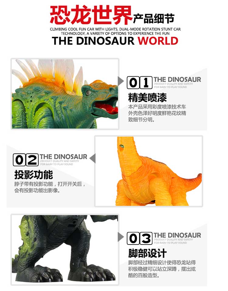 Jurassic World Park Dinosaur Electric Tyrannosaurus King Mô hình điều khiển từ xa Mô phỏng Động vật Đồ chơi trẻ em Cậu bé em bé búp bê
