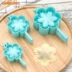 Nhà sáng tạo dụng cụ nhà bếp bánh bao nhựa bánh bao da khuôn lưỡi liềm hình trái tim nhân tạo - Tự làm khuôn nướng