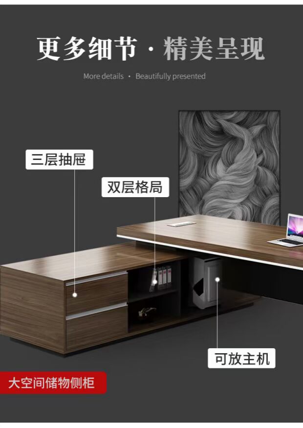 Bảng kết hợp bàn ghế đơn giản hiện đại văn phòng nội thất bàn quản lý bàn giám đốc điều hành bàn chủ tịch bàn máy tính bàn - Nội thất văn phòng bàn làm việc nhóm