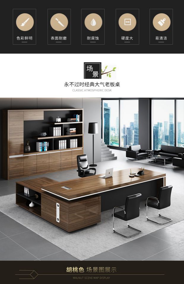 Bảng kết hợp bàn ghế đơn giản hiện đại văn phòng nội thất bàn quản lý bàn giám đốc điều hành bàn chủ tịch bàn máy tính bàn - Nội thất văn phòng bàn làm việc nhóm