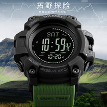 New outdoor mountaineering compass height air pressure calendar mens multi-function pedometer weather forecast watch