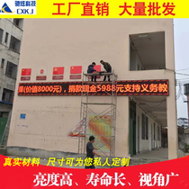 P10 outdoor electronic screen led advertising display monochrome led door head display scrolling advertising screen customization