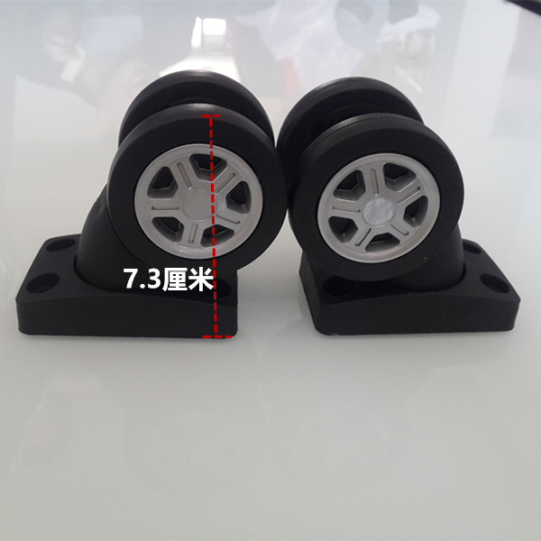 Hành lý phổ biến bánh xe đẩy trường hợp phụ kiện hộp mật khẩu sửa chữa bánh xe vali hành lý vali du lịch chân bánh xe phụ kiện - Phụ kiện hành lý vỏ bọc vali