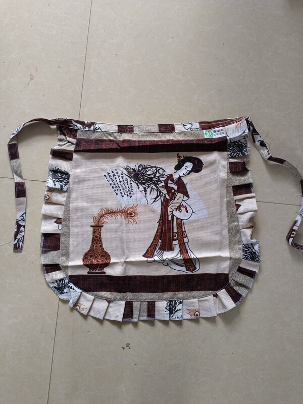 Half Apron Half Body Short Apron Kitchen Anti-Fouling Retro Fashion Lace Women's Home Half Sleeveless Short Bib Half Apron Half Body Short Apron Kitchen Anti-Fouling Retro Fashion Lace Women's Home Half Sleeveless Short Bib