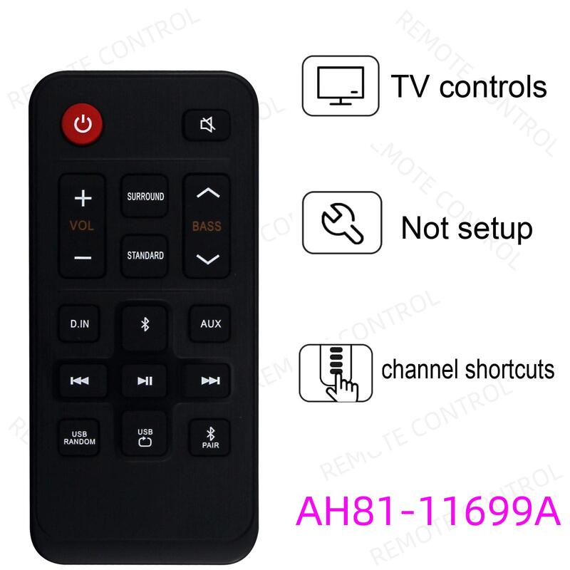 Suitable for Samsung Soundbar Speaker Remote Control Ah81-11699A 09662A Hw-T400