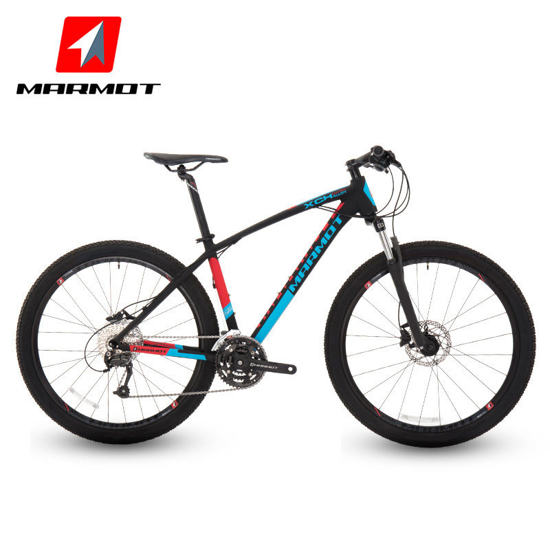 MARMOT Groundhog variable speed mountain bike men's and women's imported bicycle aluminum alloy mountain bike 27 speed