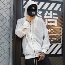 POLYAMIDE transparent paper texture ultra-thin zipper cardigan assault jacket jacket jacket coat sunscreen skin clothing skin clothing