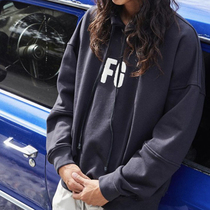 fg fog fear of god Season 6 main line rich drawstring loose stand collar 6th sweater jacket High Street
