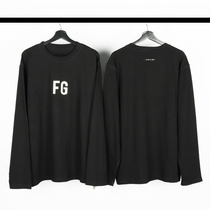 fog fear of god sixth season basic letter long-sleeved main line FG rich INS high street couple T-shirt long