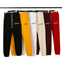 FOG fear of god complex line ESSENTIALS high street INS plus velvet basic sweatpants Bieber trousers of the same style