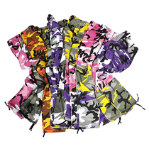 STREETMAFIA original Chinese HIP-hop camouflage adjustable military style color stitching camouflage pants