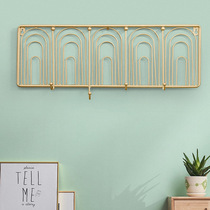 Nordic Minimalist Cloister Hood Hook Wall Decoration Creative Home Living Room Bedroom Genguan Hanging Clothes Hook Subwall Decoration