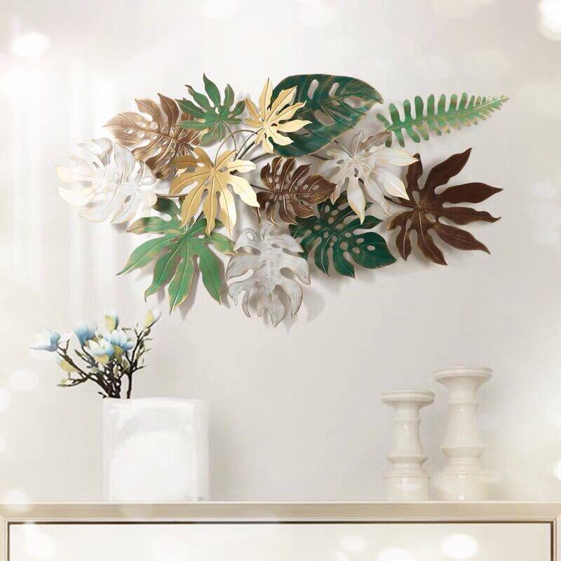 Nordic Style Living Room Background Wall Turquoise Turtle Back Taro Wall Hanging Accessories Creative Wall Accessories Solid Wall Decoration Accessories