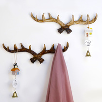 American Comeback Deer Corner Decoration Wall-mounted Clothes Hat Rack Creative Clothing Shop Genguan Doorway Wall Decoration Wall Key Hook