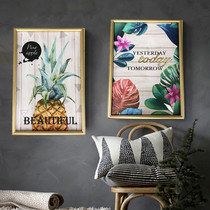 Nordic Wind Modern Living Room Decoration Painting Sofa Background Wall Painting Hanging Paintings Ins Mural Bedroom Pinewood Pinewood