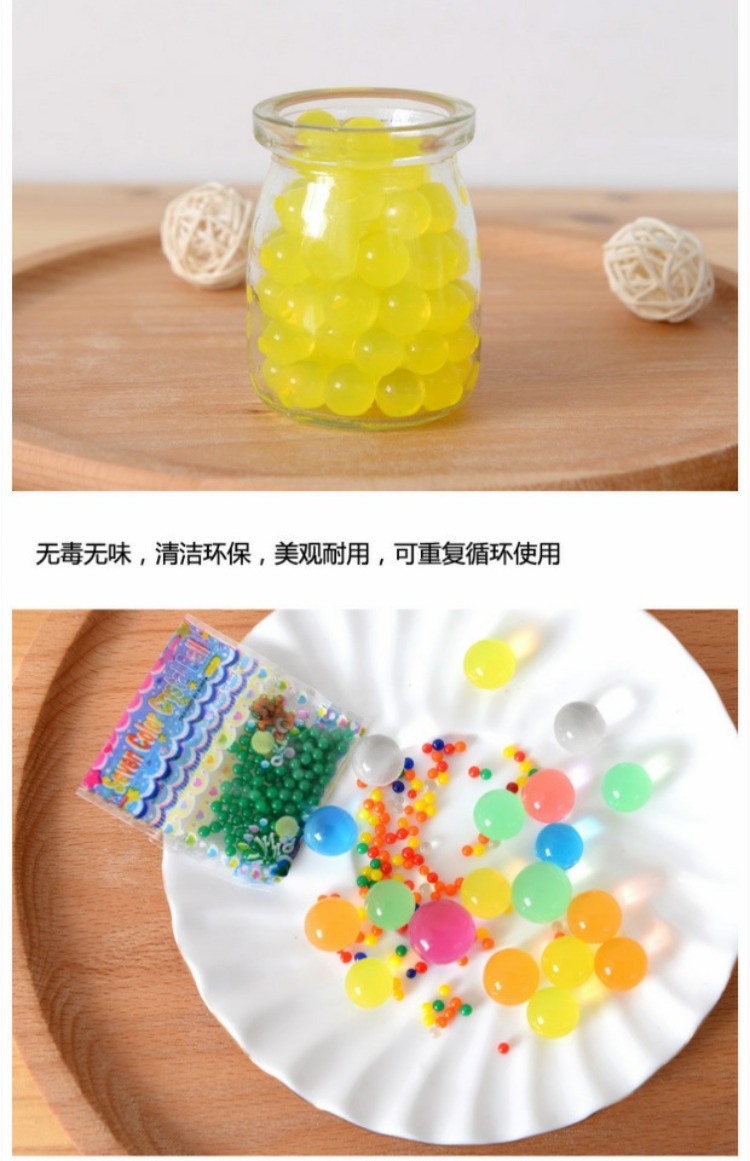 SpongeBob Pills Crystal Ball Crystal Mud Bong bóng Hạt không bóng Tăng trưởng Thiết bị làm vườn Quả cầu vồng Chai bình xịt cây