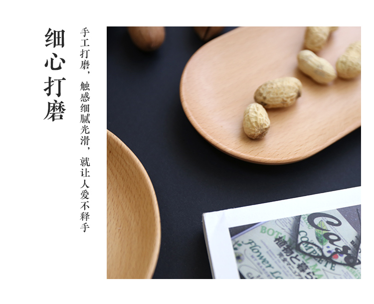 Sheri Nhật Bản-phong cách bạch đàn đĩa sushi snack snack món ăn bánh nut hạt dưa khăn món ăn vòng tấm gỗ khay gỗ trang trí
