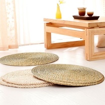 Pu straw woven corn husk tatami futon cushion thickened window Meditation meditation handmade cushion