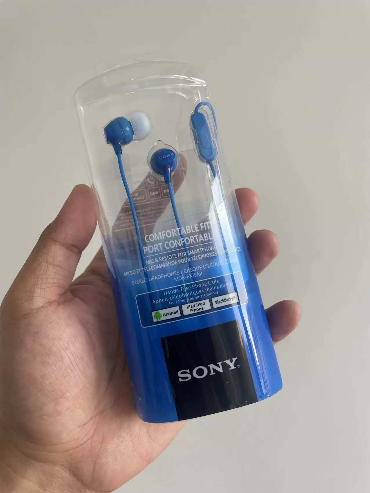 Sony/ MDR-EX15AP EX15LP 255AP внутриканальные наушники с тяжёлым басом стерео