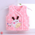 Mùa thu và mùa đông trẻ em áo len cardigan nam và nữ bé cộng với áo vest cotton ấm áp áo vest vai 0-1 áo sơ sinh cũ sỉ quần áo trẻ em tận gốc Áo ghi lê