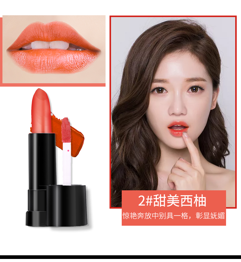 Son môi Lip Glaze Matte Lasting Moisturising Moisturising Not Decolorizing Korea Waterproof Student Rotten Tomato Dye Lip Gloss - Son bóng / Liquid Rouge 	son bóng l.a color	