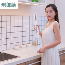 Thickened kitchen anti-oil sticker hearth face stickers anti-smoke stickers kitchen wall stickers wall paper self-adhesive moisture