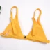 2018 mới châu Âu và Mỹ chấm in áo tắm nữ chia nhỏ gợi cảm bikini màu rắn tam giác bikini bikini - Bikinis