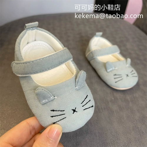 Детская мультяшная обувь для раннего возраста, туфли для новорожденных, 0-1 лет, мягкая подошва