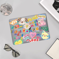 Hanfeng niche cute graffiti Slow laptop protective case is suitable for Apple MacBook Case original Air13.6 PRO14 new M3 13.3 -inch 16 -inch protective case M2