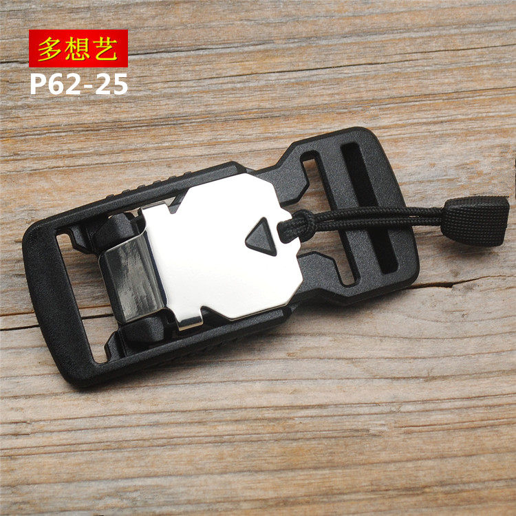 Magnet buckle Nylon plastic buckle Magnetic lock buckle Tide brand functional wind belt buckle Canvas belt magnetic buckle