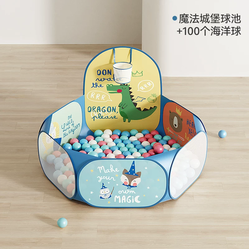 [Same price: 618] BABYGO ocean ball pool indoor baby chewable toy thickened safety wave ball