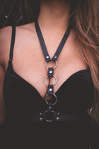 Belt Womens simple and wild ring integrated belt Womens trend fashion leather strap Leather Harness