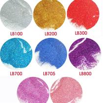 Environmentally friendly PET high temperature resistant laser holographic 8 colors 0 05MM glitter fine glitter nail art glue makeup Christmas handmade