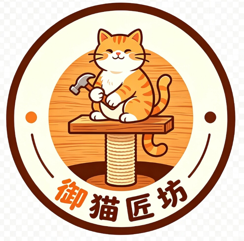 御猫匠坊猫爬架定制工厂的LOGO