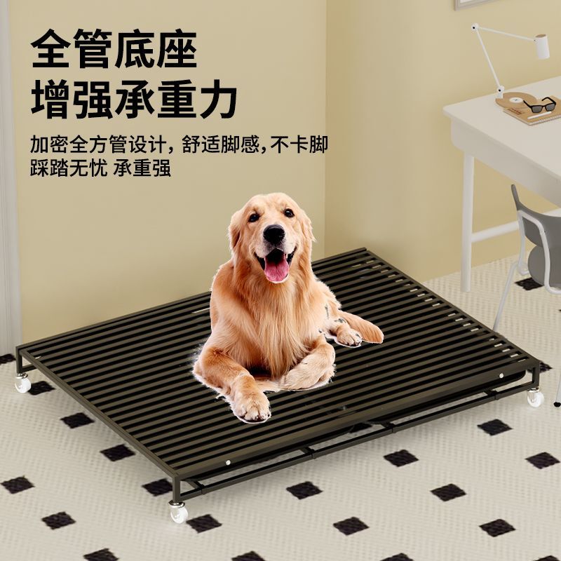 Dog Cage for Pets, Suitable for Medium to Large Dogs, Indoor Dog House with Reinforced Frame, Suitable for Golden Retrievers and Border Collies, with Wheels Dog Cage for Pets, Suitable for Medium to Large Dogs, Indoor Dog House with Reinforced Frame, Suitable for Golden Retrievers and Border Collies, with Wheels