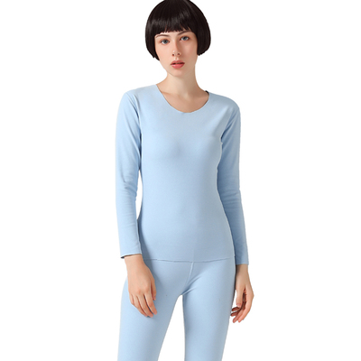 德绒无痕自热加绒加厚秋衣秋裤套装