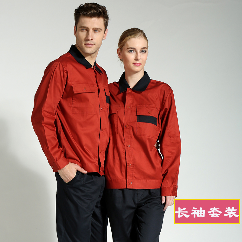 quần áo nhà máy Workwear bộ của nam giới mùa hè quần áo bảo hộ lao động ngắn tay xưởng mỏng bông nhà máy hàn chịu mài mòn